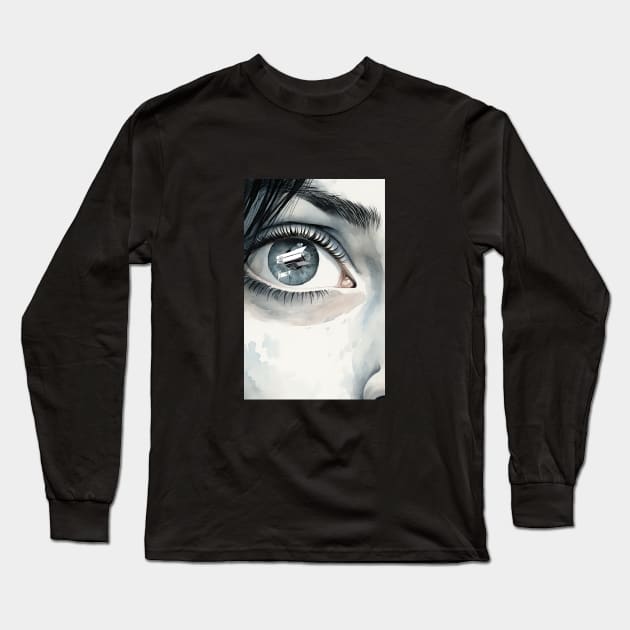 Always watching Long Sleeve T-Shirt by obstinator